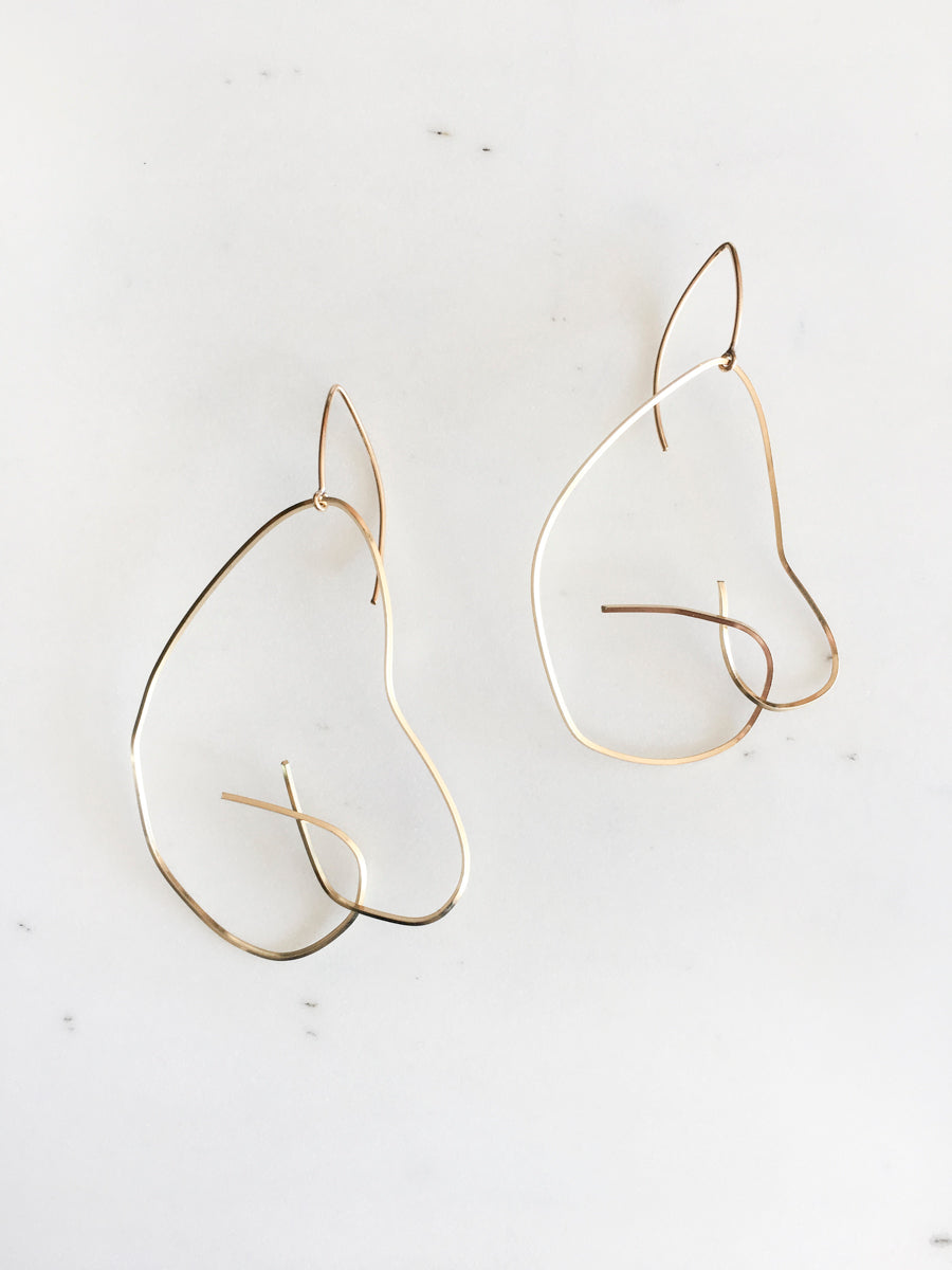 verso earrings (medium)